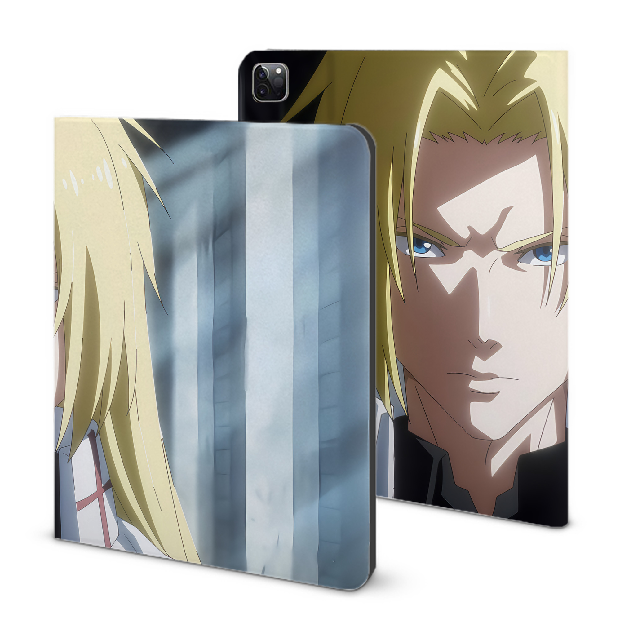 （画像用） 転スラ Regarding Reincarnated to Slime IPad ケース ブック型 PUレザー TPU 耐衝撃 軽量 薄型 ペン収納なし 全面保護 IPad 各モデル対応